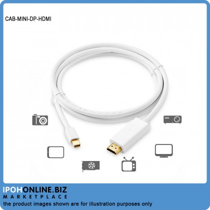 Mini DP Display Port To HDMI Converter Cable With 1.8 Meter 1080P/4K Mini DP Display Port To HDMI Converter Cable With 1.8 Meter 1080P/4K