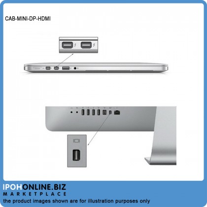 Mini DP Display Port To HDMI Converter Cable With 1.8 Meter 1080P/4K Mini DP Display Port To HDMI Converter Cable With 1.8 Meter 1080P/4K