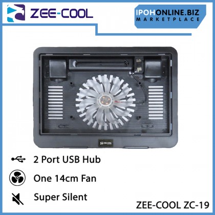 ZEE COOL ZC-19 laptop cooling pad support up to 14.6" laptop ZEE COOL ZC-19 laptop cooling pad support up to 14.6" laptop