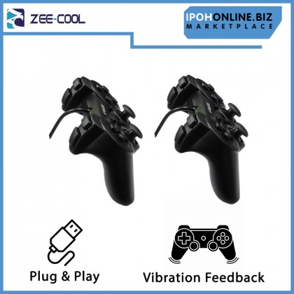 Zee-Cool USB Wired Twin Shock Gamepad Controller for PC and Laptop Zee-Cool USB Wired Twin Shock Gamepad Controller for PC and Laptop