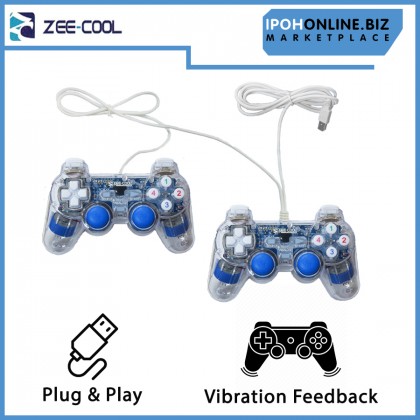 Zee-Cool USB Wired Twin Shock Gamepad Controller for PC and Laptop Zee-Cool USB Wired Twin Shock Gamepad Controller for PC and Laptop