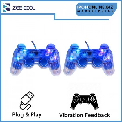 Zee-Cool USB Wired Twin Shock Gamepad Controller for PC and Laptop Zee-Cool USB Wired Twin Shock Gamepad Controller for PC and Laptop