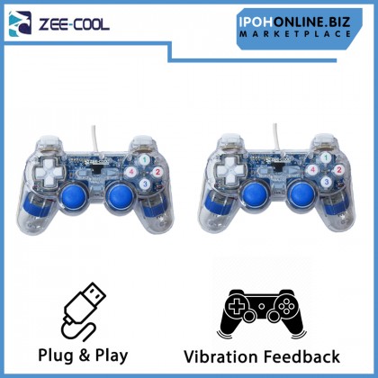 Zee-Cool USB Wired Twin Shock Gamepad Controller for PC and Laptop Zee-Cool USB Wired Twin Shock Gamepad Controller for PC and Laptop