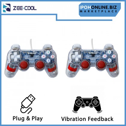Zee-Cool USB Wired Twin Shock Gamepad Controller for PC and Laptop Zee-Cool USB Wired Twin Shock Gamepad Controller for PC and Laptop