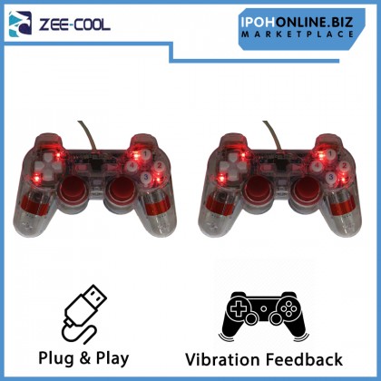 Zee-Cool USB Wired Twin Shock Gamepad Controller for PC and Laptop Zee-Cool USB Wired Twin Shock Gamepad Controller for PC and Laptop