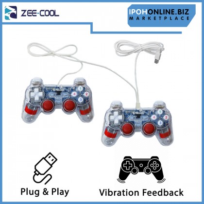 Zee-Cool USB Wired Twin Shock Gamepad Controller for PC and Laptop Zee-Cool USB Wired Twin Shock Gamepad Controller for PC and Laptop