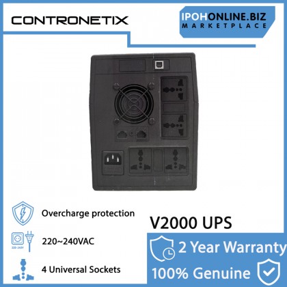 Contronetix V2000 Micropower Offline UPS 2000va Built-in AVR,4 ...
