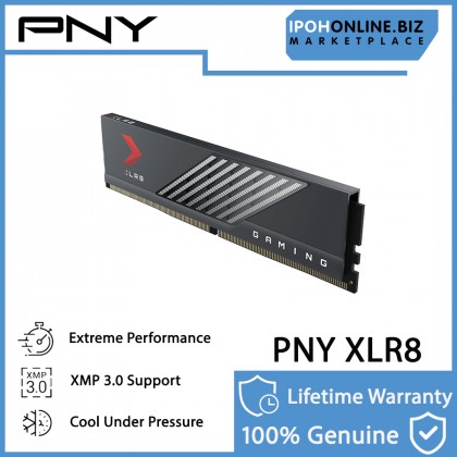 PNY XLR8 MAKO DDR5 16GB 6200MHZ Low Profile Heatsink Performance Gaming D5 RAM PNY XLR8 MAKO DDR5 16GB 6200MHZ Low Profile Heatsink Performance Gaming D5 RAM