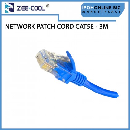 Zee-Cool Network Patch Cord Cat5e RJ45 Ethernet Gigabit LAN Cable - 3M