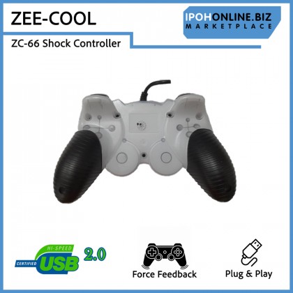 Zee-Cool ZC-66 USB Wired Single Shock Gamepad Controller for PC and Laptop Zee-Cool ZC-66 USB Wired Single Shock Gamepad Controller for PC and Laptop