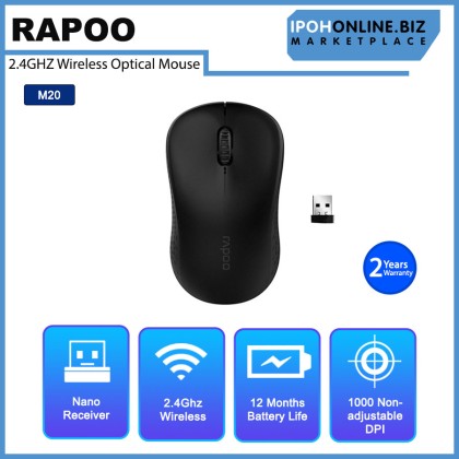 RAPOO M20 2.4GHZ Wireless Optical Mouse