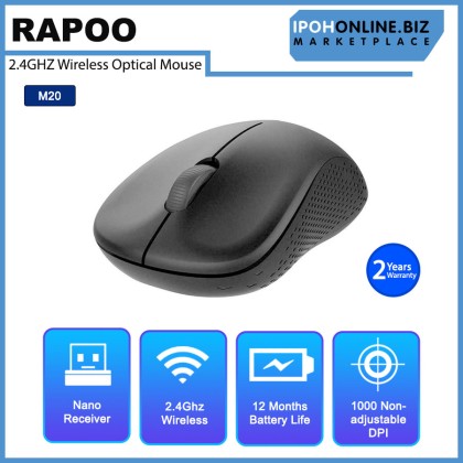 RAPOO M20 2.4GHZ Wireless Optical Mouse
