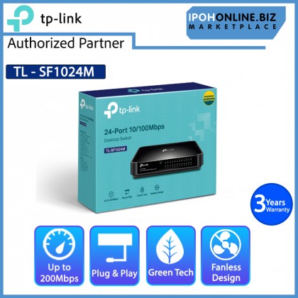 TP-LINK TL-SF1024M 24-PORT 10/100MBPS Desktop Switch