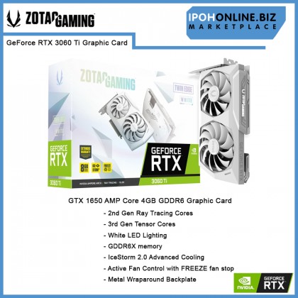 ZOTAC GAMING GeForce RTX 3060TI Twin Edge 8GB 256Bit GDDR6X DP HDMI Graphics Card ZOTAC GAMING GeForce RTX 3060TI Twin Edge 8GB 256Bit GDDR6X DP HDMI Graphics Card