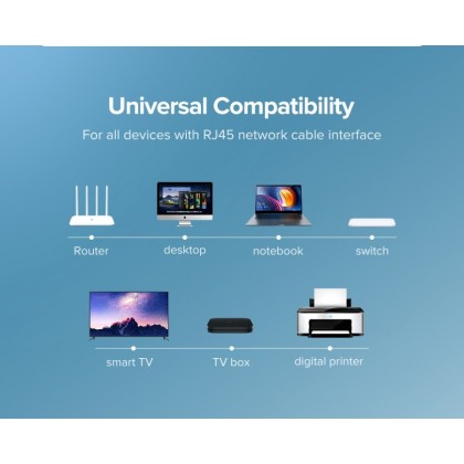 UGREEN 11205 10M Cat6 UTP 26AWG CCA Network Cable - Blue UGREEN 11205 10M Cat6 UTP 26AWG CCA Network Cable - Blue