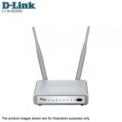 D-Link High Power Wireless N300 Router Unifi Ready L7-N-R2000 Free 2 x 9dBi Antenna D-Link High Power Wireless N300 Router Unifi Ready L7-N-R2000 Free 2 x 9dBi Antenna