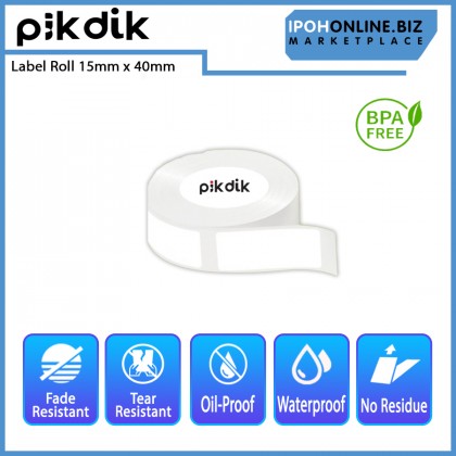 PikDik Label Roll 15mm x 40mm for D11 Pro - 160 Pages