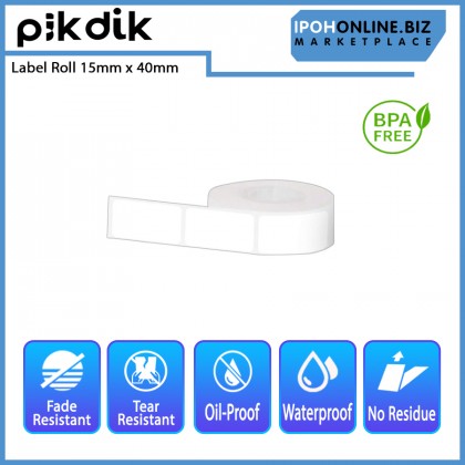 PikDik Label Roll 15mm x 40mm for D11 Pro - 160 Pages