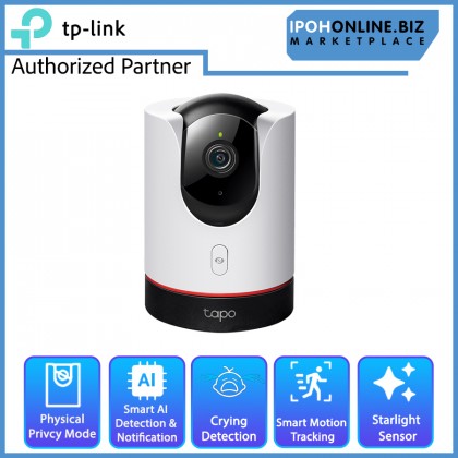 TP-Link Tapo Baby Care Bundle Promo Tapo C225 4MP Pan/Tilt Wi-Fi Camera + Tapo H100 Smart Hub Smart Home Automation