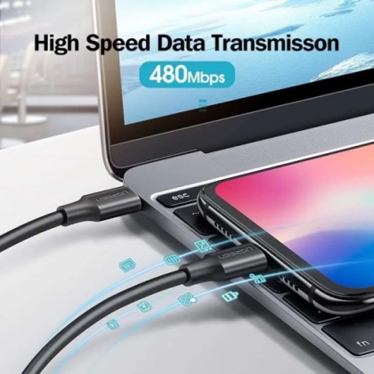UGREEN 50998 USB 2.0 Type C to Type C Cable Nickel Plating 1.5m UGREEN 50998 USB 2.0 Type C to Type C Cable Nickel Plating 1.5m