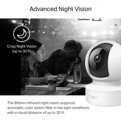 TP-LINK TAPO C212 3MP 2K Pan/Tilt Home Security WI-FI Camera TP-LINK TAPO C212 3MP 2K Pan/Tilt Home Security WI-FI Camera