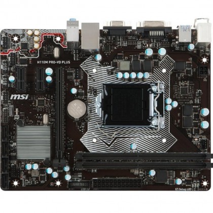 MSI Intel Skylake H110 LGA 1151 DDR4 USB 3.1 Gen 1 Micro ATX Motherboard MSI Intel Skylake H110 LGA 1151 DDR4 USB 3.1 Gen 1 Micro ATX Motherboard