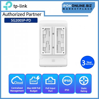 TP-LINK SG2005P-PD Omada 5-Port Gigabit Smart PoE+ Switch With PoE++ In TP-LINK SG2005P-PD Omada 5-Port Gigabit Smart PoE+ Switch With PoE++ In