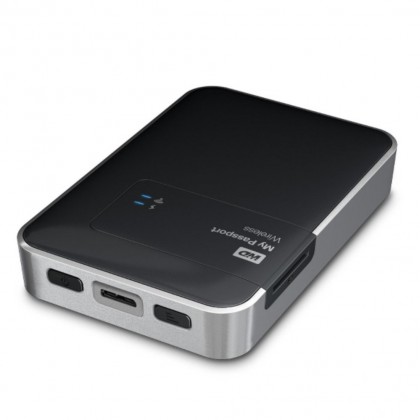 WD 1TB My Passport Wireless Portable External Hard Drive - WIFI USB 3.0 Network Drive + FREE WD POUCH WD 1TB My Passport Wireless Portable External Hard Drive - WIFI USB 3.0 Network Drive + FREE WD POUCH