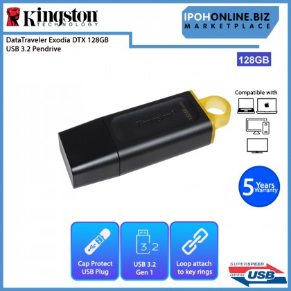 Kingston DataTraveler Exodia DTX 128GB / 256GB USB 3.2 Pendrive