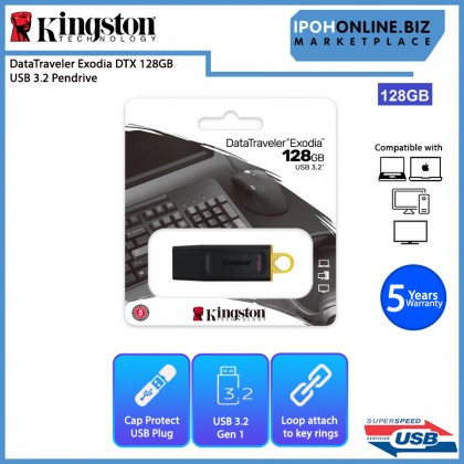 Kingston DataTraveler Exodia DTX 128GB / 256GB USB 3.2 Pendrive
