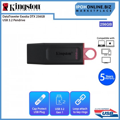 Kingston DataTraveler Exodia DTX 128GB / 256GB USB 3.2 Pendrive