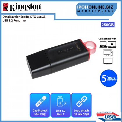 Kingston DataTraveler Exodia DTX 128GB / 256GB USB 3.2 Pendrive