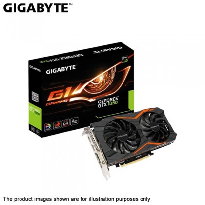 Gigabyte GEFORCE GTX 1050 2GB GDDR5 G1 GAMING PCIe Graphic Card Gigabyte GEFORCE GTX 1050 2GB GDDR5 G1 GAMING PCIe Graphic Card