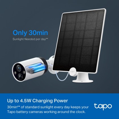 TP-LINK Tapo A200 Solar Panel With 4M Charging Cable TP-LINK Tapo A200 Solar Panel With 4M Charging Cable