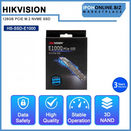 HIKVISION HS-SSD-E1000 128GB PCIE M.2 NVME SSD