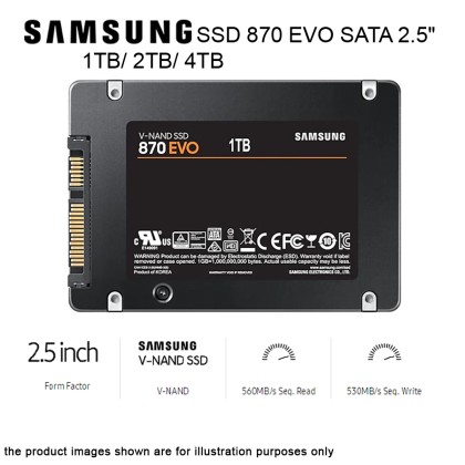SAMSUNG 870 EVO SATA 2.5 SAMSUNG 870 EVO SATA 2.5