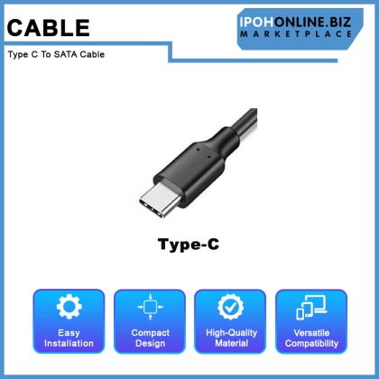 Type C To SATA Cable Support 2.5 Inches External HDD SDD Hard Drive Adapter Cable