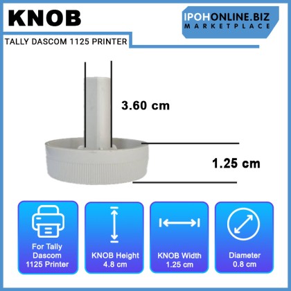 Knob For Tally Dascom 1125 Printer Knob For Tally Dascom 1125 Printer