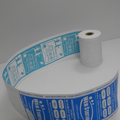 Receipt Paper Thermal Roll (80MMX57MMX12MM) BLUE - 10 rolls + FREE ONE ROLL Receipt Paper Thermal Roll (80MMX57MMX12MM) BLUE - 10 rolls + FREE ONE ROLL