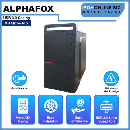 ALPHAFOX M8 Micro-ATX USB 3.0 Casing ALPHAFOX M8 Micro-ATX USB 3.0 Casing