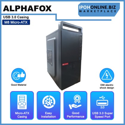 ALPHAFOX M8 Micro-ATX USB 3.0 Casing ALPHAFOX M8 Micro-ATX USB 3.0 Casing