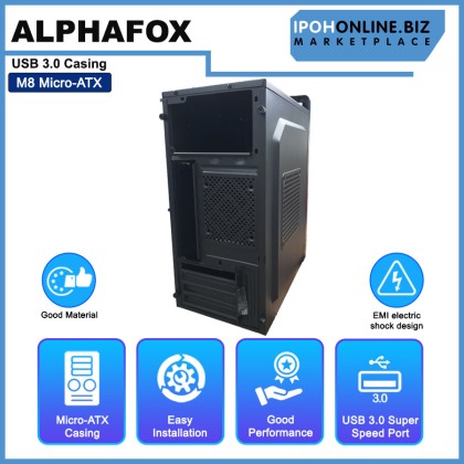 ALPHAFOX M8 Micro-ATX USB 3.0 Casing ALPHAFOX M8 Micro-ATX USB 3.0 Casing