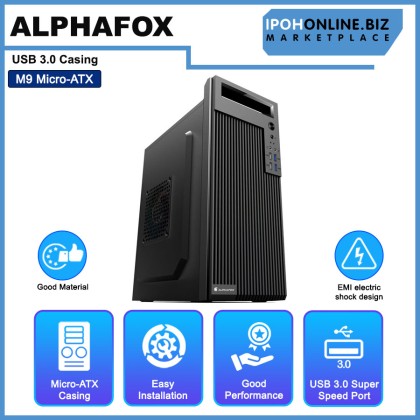 ALPHAFOX M9 Micro-ATX USB 3.0 Casing ALPHAFOX M9 Micro-ATX USB 3.0 Casing