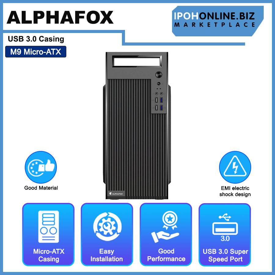 ALPHAFOX M9 Micro-ATX USB 3.0 Casing | Ipohonline