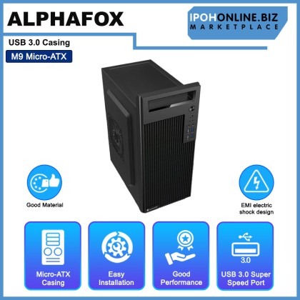 ALPHAFOX M9 Micro-ATX USB 3.0 Casing ALPHAFOX M9 Micro-ATX USB 3.0 Casing