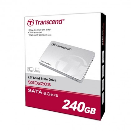 Transcend 240GB SSD SSD220S 2.5” Solid State Drive