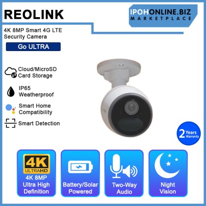 REOLINK GO ULTRA 4K 8MP Wire-Free Smart 4G LTE Battery-Powered Solar Security Camera with Smart Detection REOLINK GO ULTRA 4K 8MP Wire-Free Smart 4G LTE Battery-Powered Solar Security Camera with Smart Detection