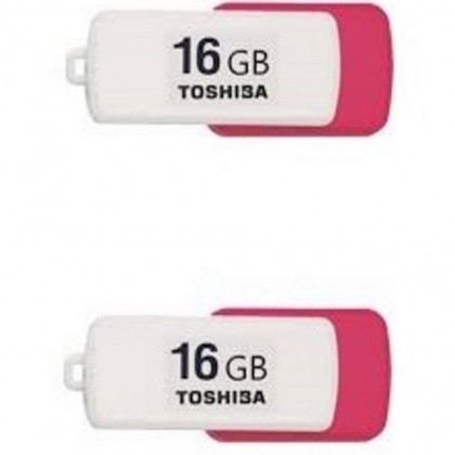 Toshiba USB Flash Drive Mini 360 Duo 16GB OTG (On The Go) X 2 Units Toshiba USB Flash Drive Mini 360 Duo 16GB OTG (On The Go) X 2 Units