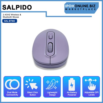 SALPIDO SAL-BTM2 2.4GHZ Wireless & Bluetooth Mouse
