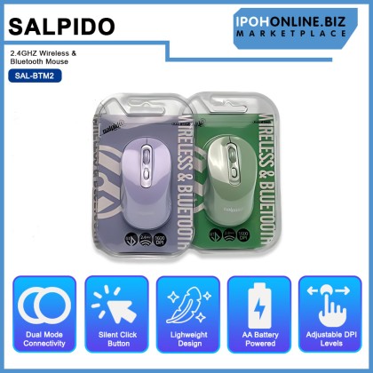 SALPIDO SAL-BTM2 2.4GHZ Wireless & Bluetooth Mouse